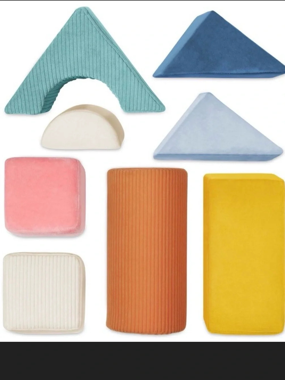 B. Toys Tumble-y Towers Soft Sensory Baby Blocks for Stacking